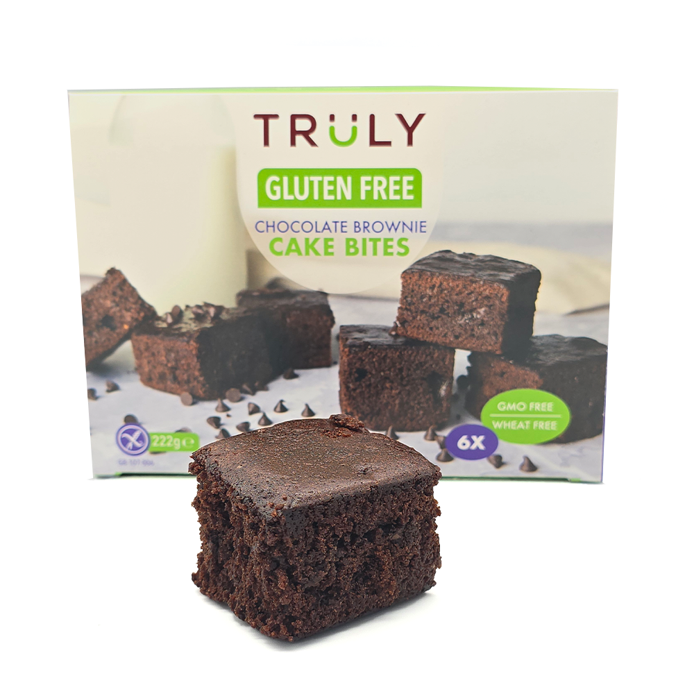 Gluten Free CHOCOLATE BROWNIE CAKE BITES (X6) Truly Glutenfree