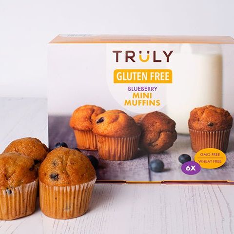 Gluten Free BLUEBERRY MINI MUFFINS (X6) Truly Glutenfree