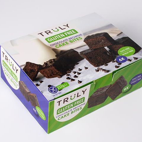 Gluten Free CHOCOLATE BROWNIE CAKE BITES (X6) Truly Glutenfree