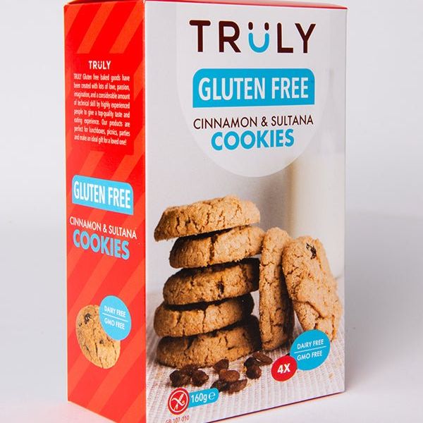 CINNAMON & SULTANA COOKIES (X4) - Truly Glutenfree