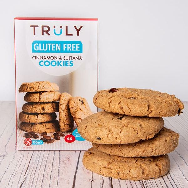 CINNAMON & SULTANA COOKIES (X4) - Truly Glutenfree