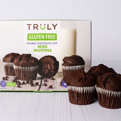 Gluten Free DOUBLE CHOCOLATE MINI MUFFINS Truly Glutenfree